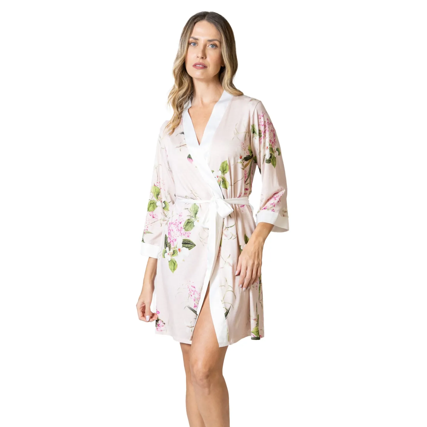 Mari M Flora Rose Robe