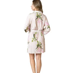 Mari M Flora Rose Robe