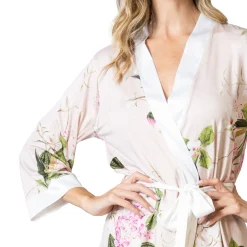 Mari M Flora Rose Robe