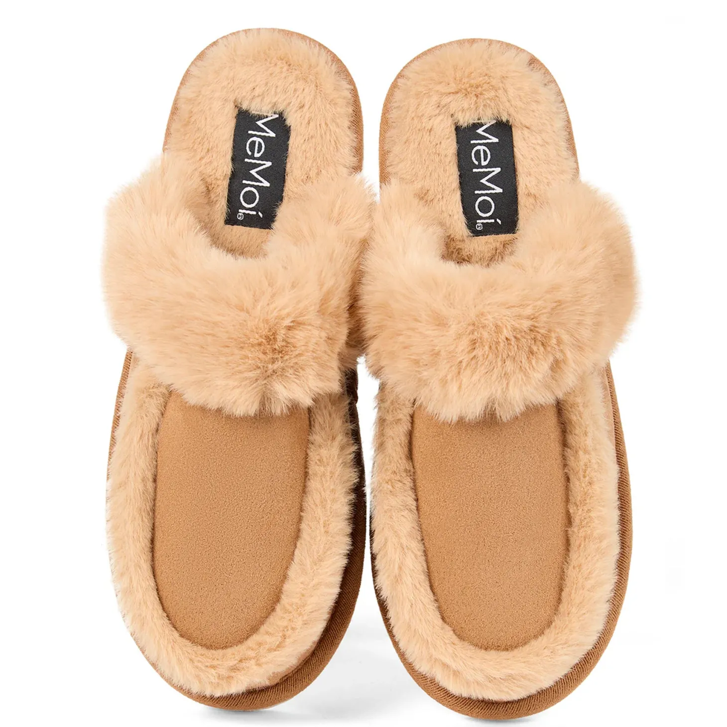 MeMoi "The Holly" Cozy Plush Fleece-Lined Slippers