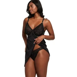 Montelle Full Cup Underwired Babydoll + Thong