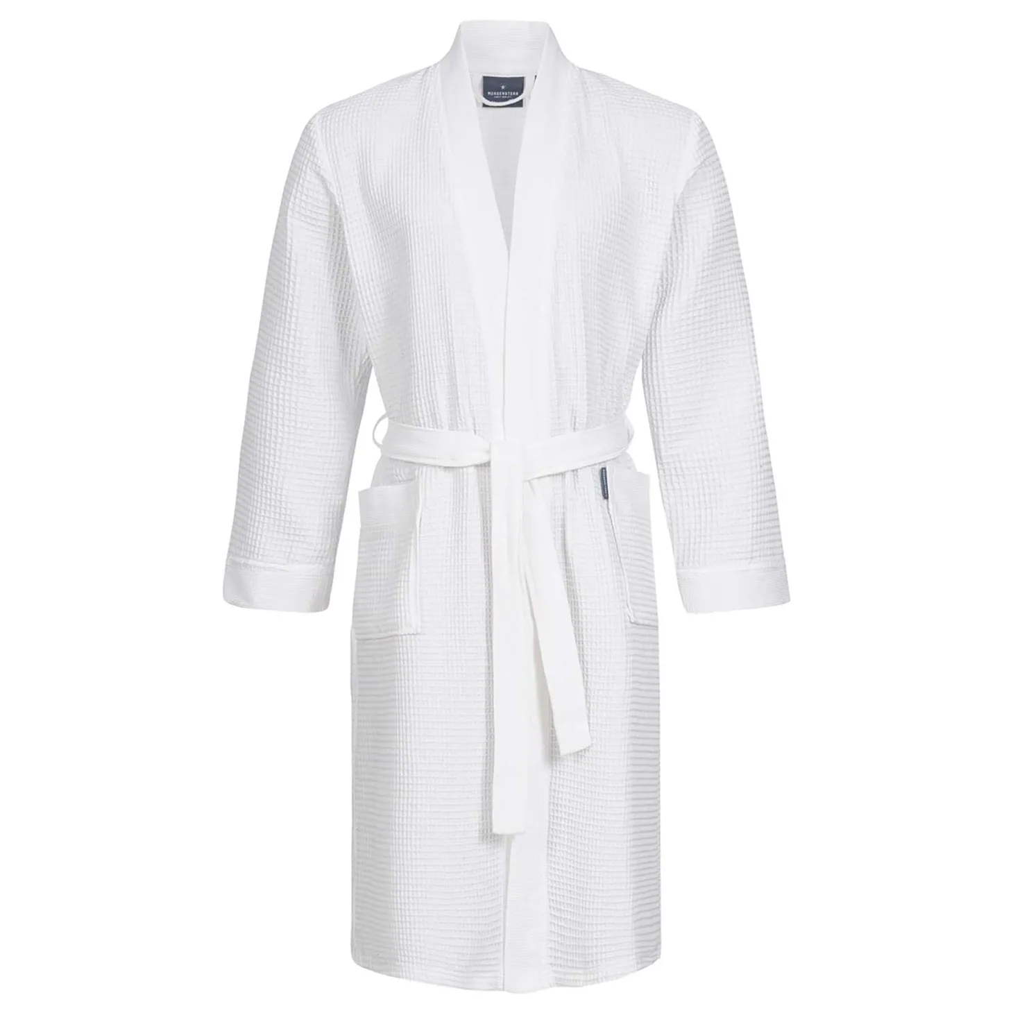 Morgenstern Luca Unisex Cotton Waffle Long Wrap Robe