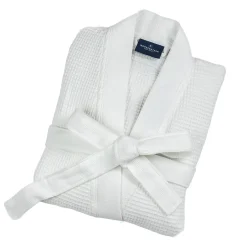 Morgenstern Luca Unisex Cotton Waffle Long Wrap Robe