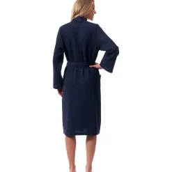 Morgenstern Luca Unisex Cotton Waffle Long Wrap Robe