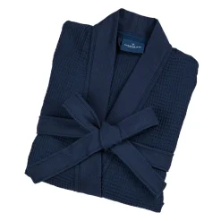 Morgenstern Luca Unisex Cotton Waffle Long Wrap Robe
