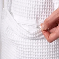 Morgenstern Luca Unisex Cotton Waffle Long Wrap Robe