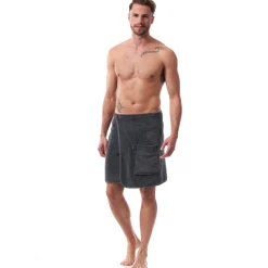 Morgenstern Men's Short Towel Wrap