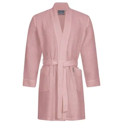 Morgenstern Sascha Unisex Cotton Waffle Short Wrap Robe