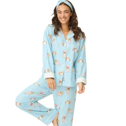 PJ Salvage Beary Cute Flannel PJ Set