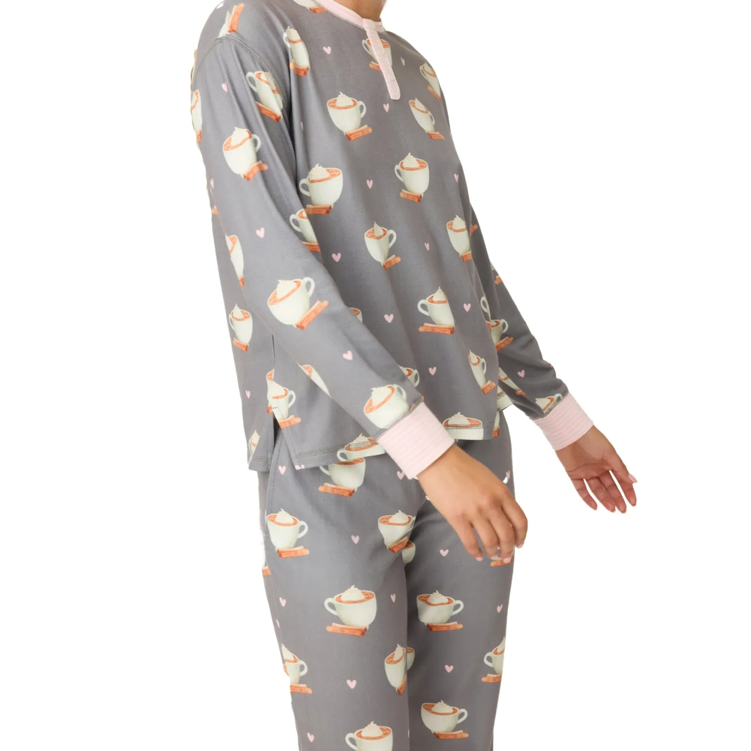 PJ Salvage Love You A Latte Lounger Set