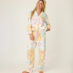 PJ Salvage Lucky Me Tarot Card Flannel PJ Set