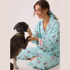 PJ Salvage Spaw Day Flannel PJ Set