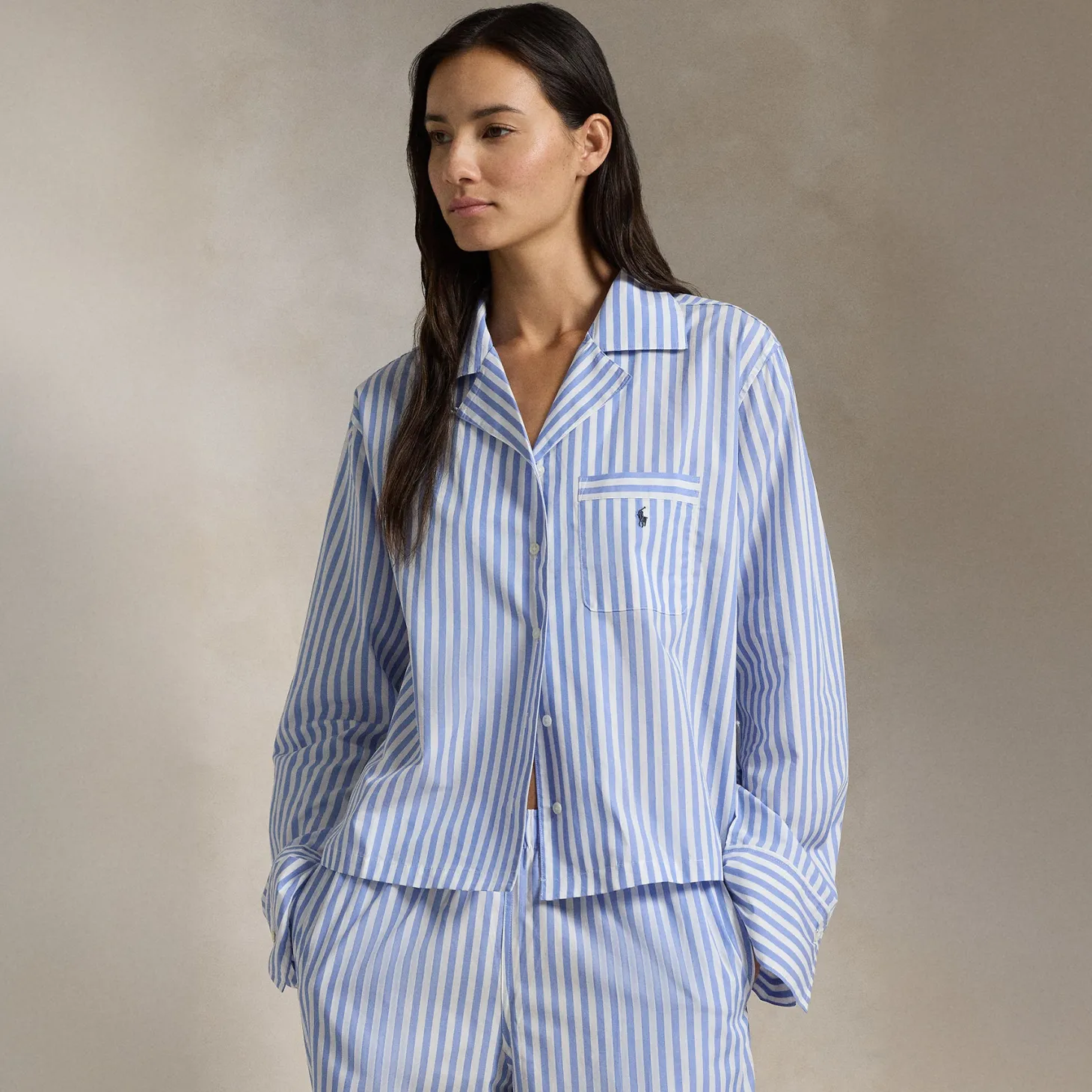 Polo by Ralph Lauren Classic Button Up PJ Set