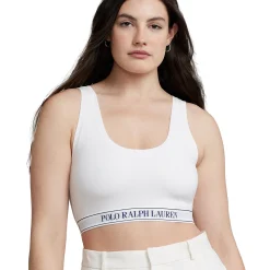 Polo by Ralph Lauren Logo Elastic Cropped Tank Top