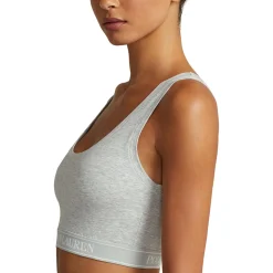 Polo by Ralph Lauren Logo Elastic Cropped Tank Top