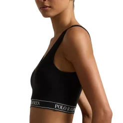 Polo by Ralph Lauren Logo Elastic Cropped Tank Top