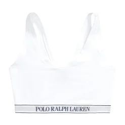 Polo by Ralph Lauren Logo Elastic Cropped Tank Top