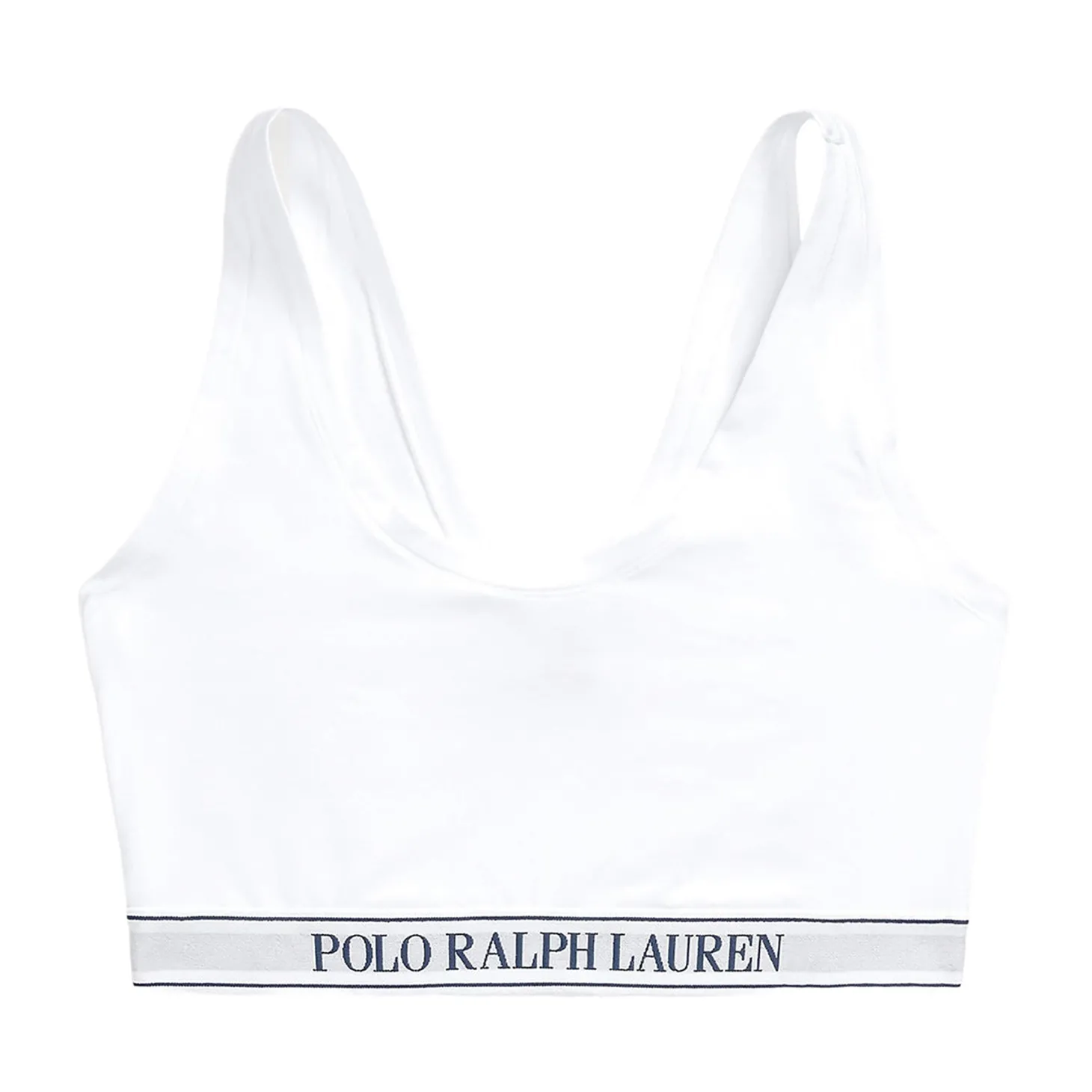 Polo by Ralph Lauren Logo Elastic Cropped Tank Top
